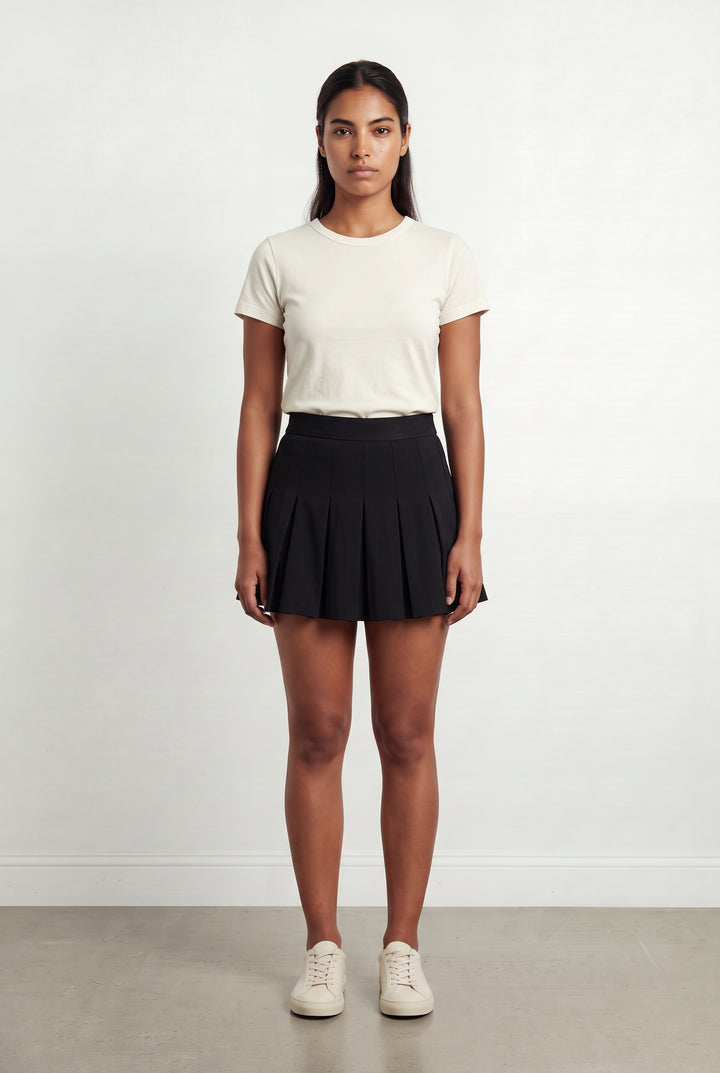 Jupe Plissée Noire - Taille L/40 de la marque Maje | PARAD121123 - Vendu par Paradigme - Image 1