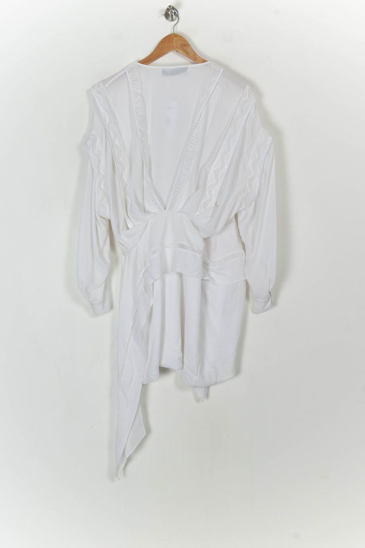 Robe Courte Blanche - Taille M/38 de la marque IRO | PARAD121127 - Vendu par Paradigme - Image 5