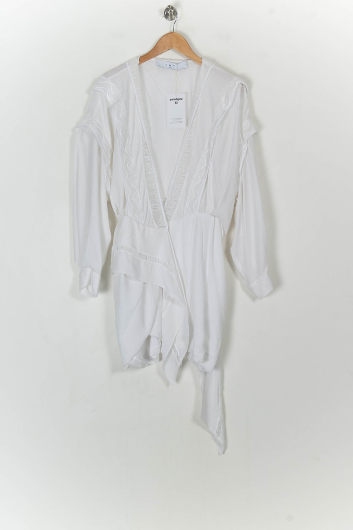 Robe Courte Blanche - Taille M/38 de la marque IRO | PARAD121127 - Vendu par Paradigme - Image 2