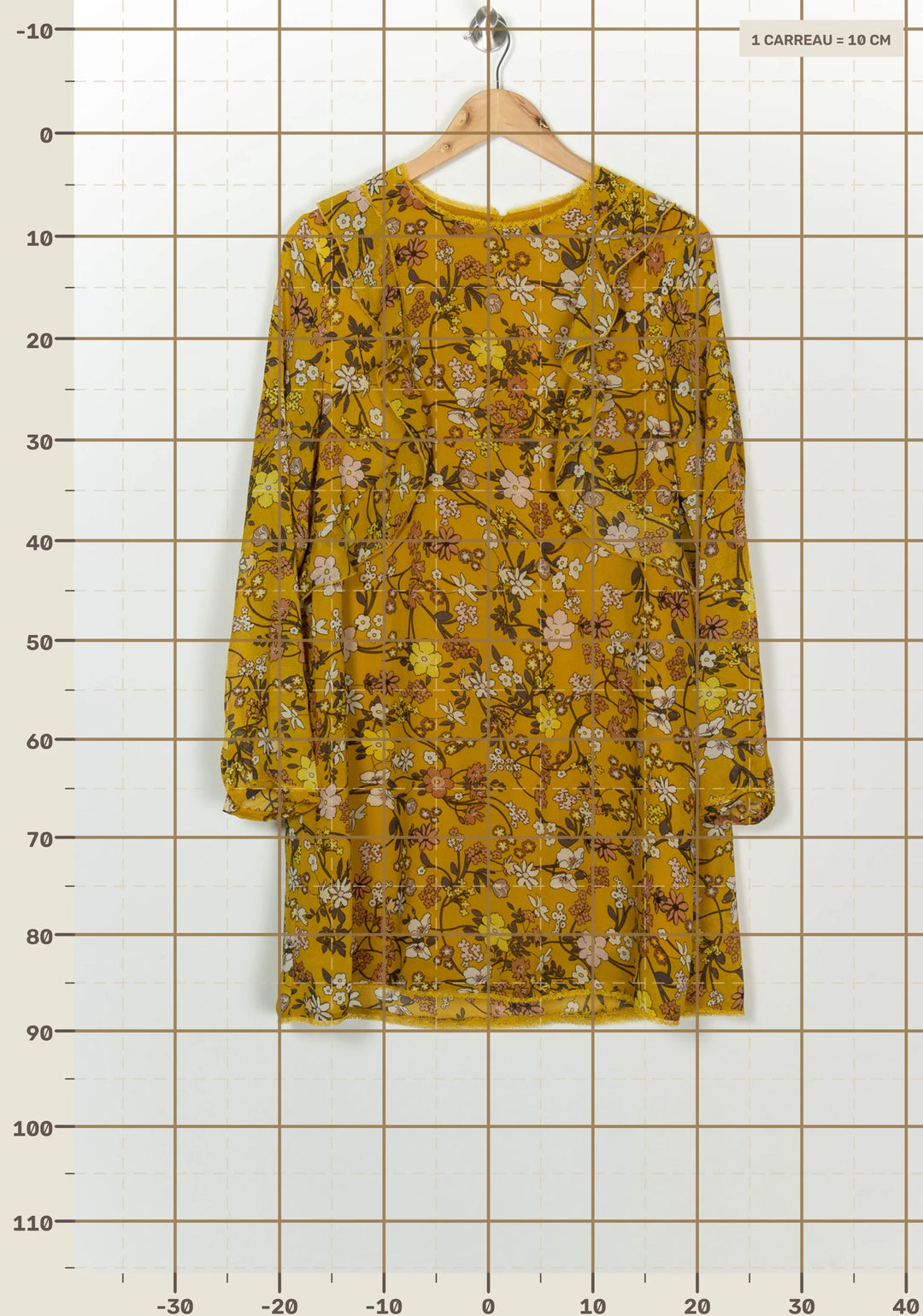 Robe Midi Jaune - Taille M/38 de la marque Grace &amp; Mila | PARAD121132 - Vendu par Paradigme - Image 4