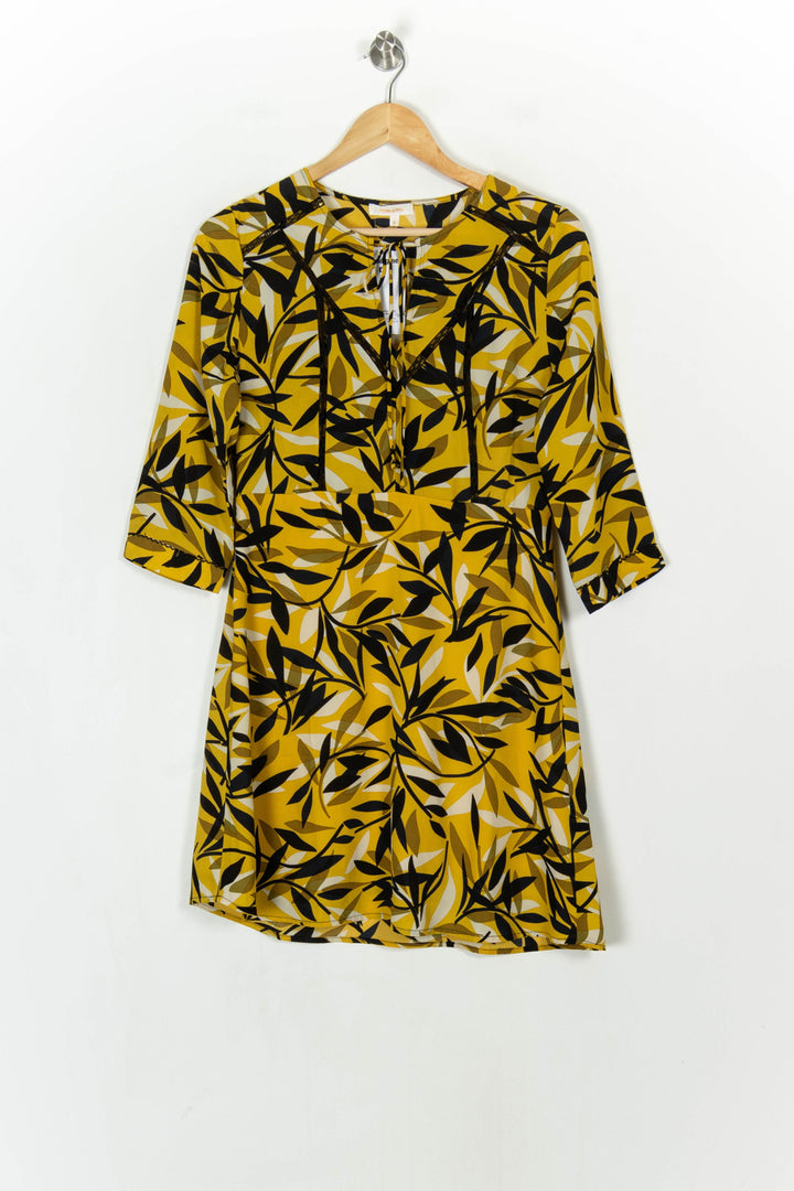 Robe Imprimée Jaune et Noire - Taille M/38 de la marque Grace &amp; Mila | PARAD121133 - Vendu par Paradigme - Image 2