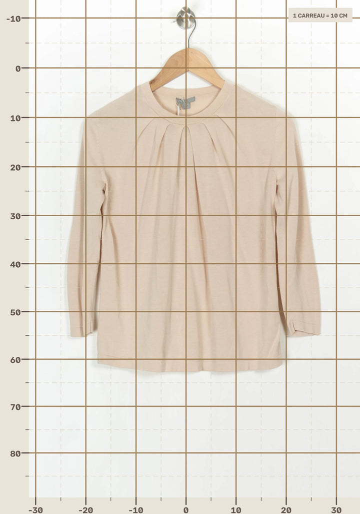 Pull Beige - Taille XS/34 de la marque COS | PARAD121134 - Vendu par Paradigme - Image 4