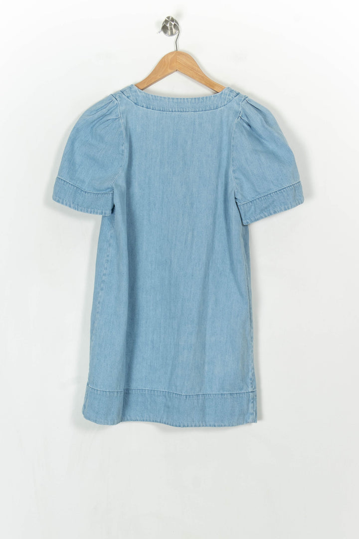 Robe Chemise Bleue - Taille S/36 de la marque Sézane | PARAD121135 - Vendu par Paradigme - Image 5
