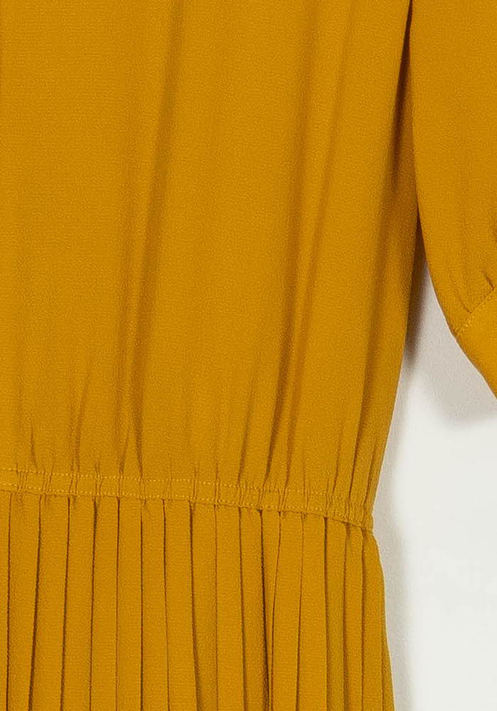 Robe Plissée Jaune - Taille S/36 de la marque Balzac Paris | PARAD121136 - Vendu par Paradigme - Image 3
