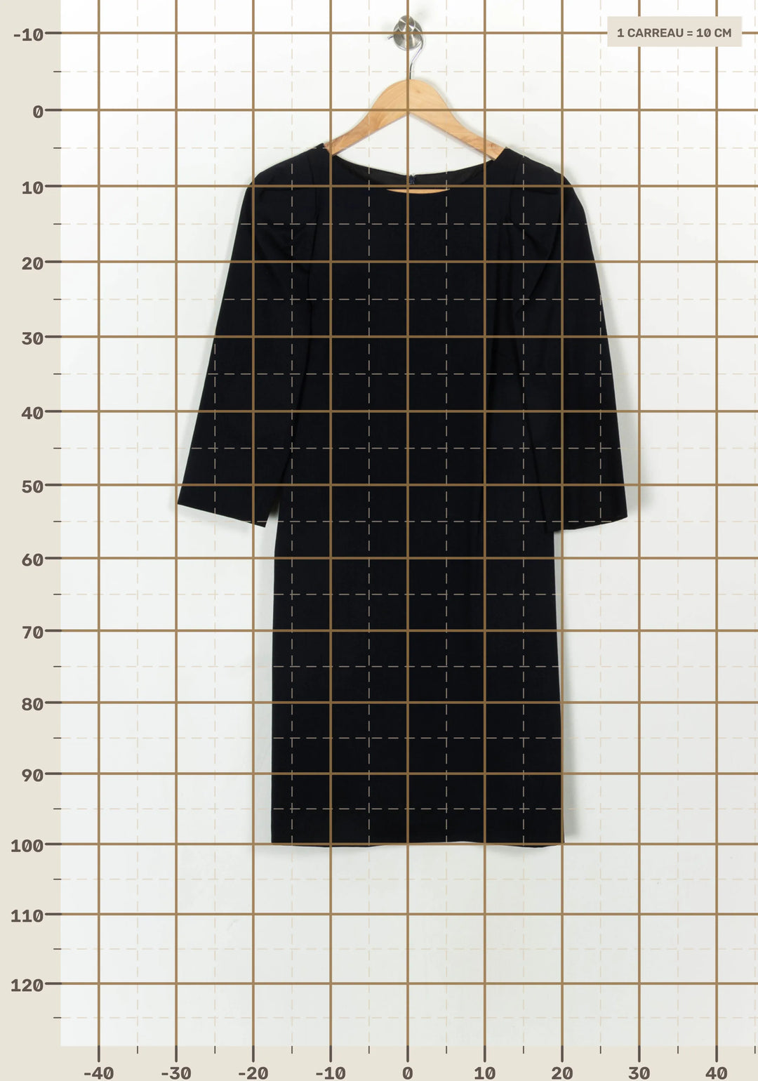 Robe Midi Bleue - Taille S/36 de la marque Tara Jarmon | PARAD121137 - Vendu par Paradigme - Image 4