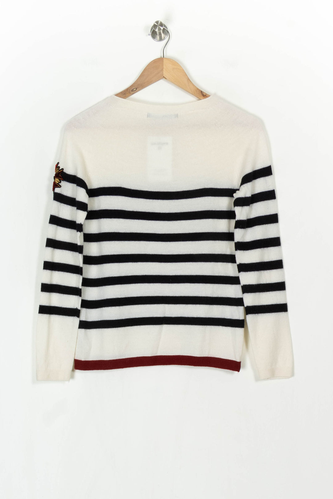 Pull Rayé Blanc et Noir - Taille M/38 de la marque Bleu Blanc Rouge | PARAD121142 - Vendu par Paradigme - Image 5