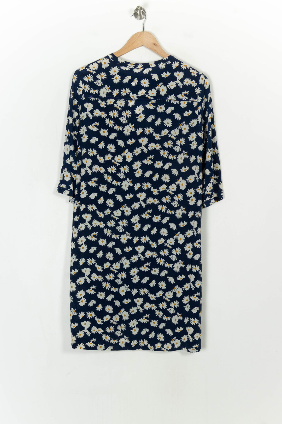 Robe Fleurie Bleue et Blanche - Taille S/36 de la marque Gerard Darel | PARAD121147 - Vendu par Paradigme - Image 5