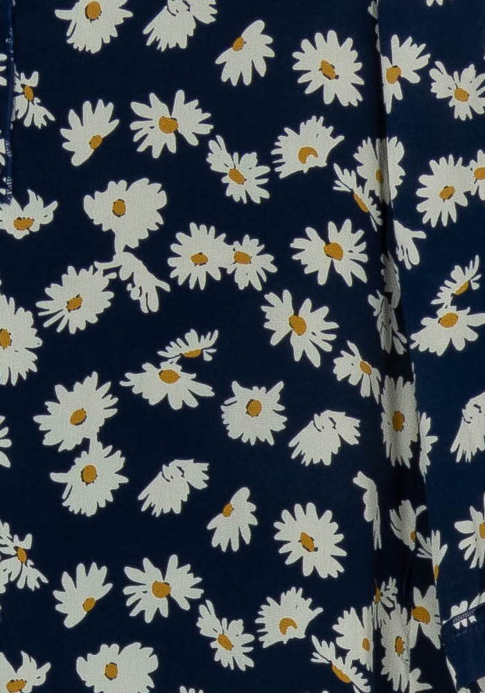 Robe Fleurie Bleue et Blanche - Taille S/36 de la marque Gerard Darel | PARAD121147 - Vendu par Paradigme - Image 3