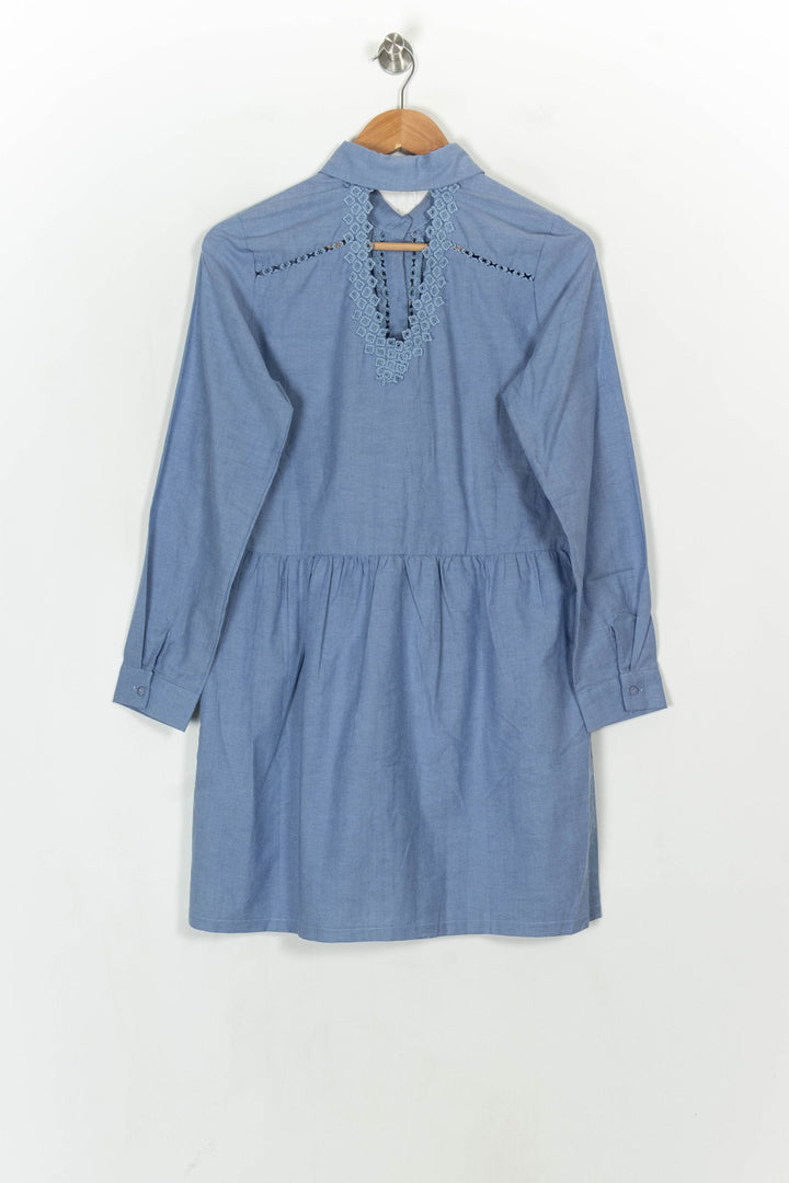 Robe Chemise Bleue - Taille M/38 de la marque Grace &amp; Mila | PARAD121148 - Vendu par Paradigme - Image 5