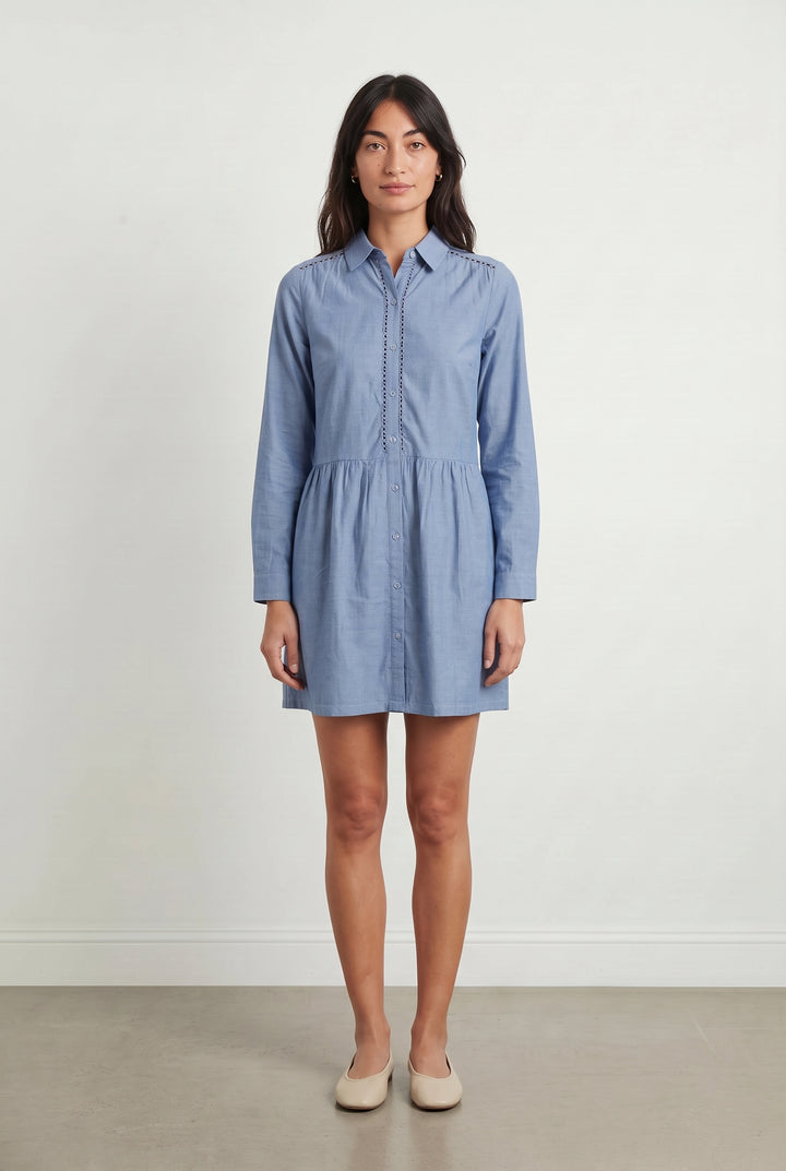Robe Chemise Bleue - Taille M/38 de la marque Grace &amp; Mila | PARAD121148 - Vendu par Paradigme - Image 1