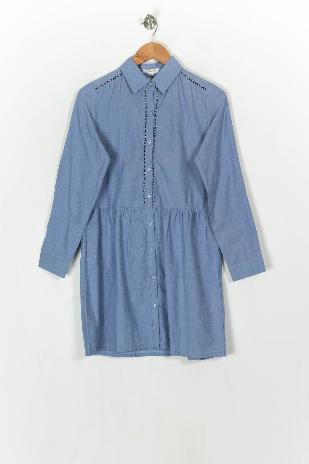 Robe Chemise Bleue - Taille M/38 de la marque Grace &amp; Mila | PARAD121148 - Vendu par Paradigme - Image 2