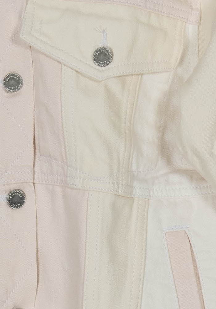 Veste Rose et Blanche - Taille XS/34 de la marque Bérénice | PARAD121150 - Vendu par Paradigme - Image 3