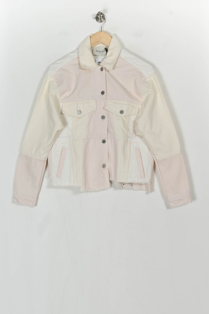 Veste Rose et Blanche - Taille XS/34 de la marque Bérénice | PARAD121150 - Vendu par Paradigme - Image 2