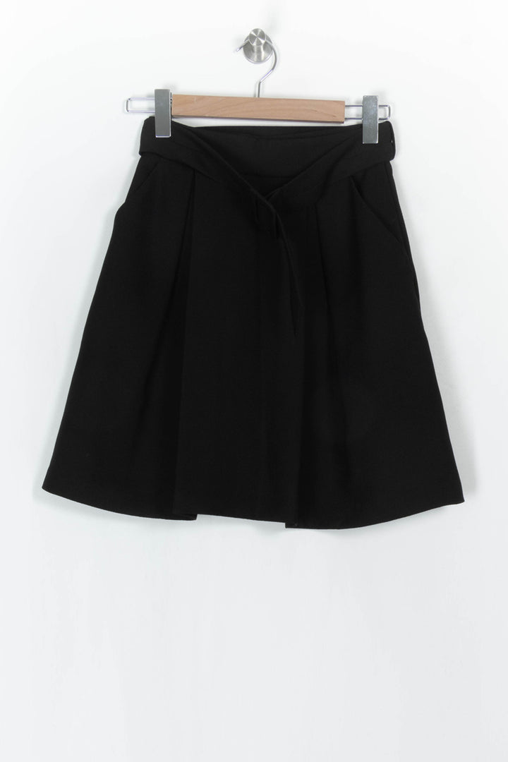 Jupe Courte Noire - Taille S/36 de la marque Claudie Pierlot | PARAD121155 - Vendu par Paradigme - Image 5