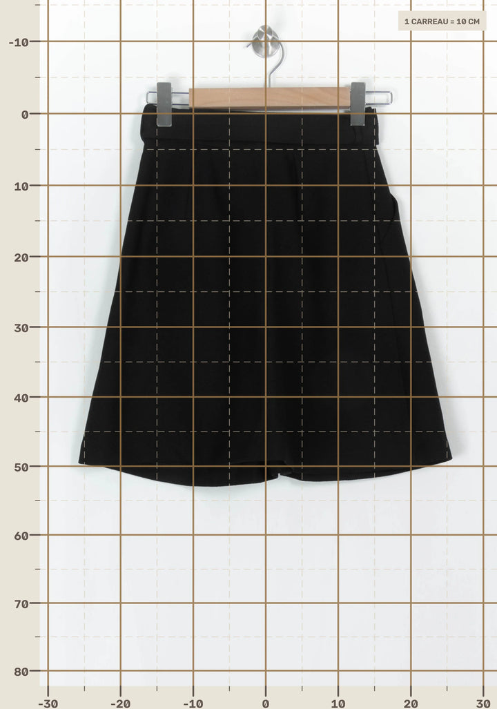 Jupe Courte Noire - Taille S/36 de la marque Claudie Pierlot | PARAD121155 - Vendu par Paradigme - Image 4