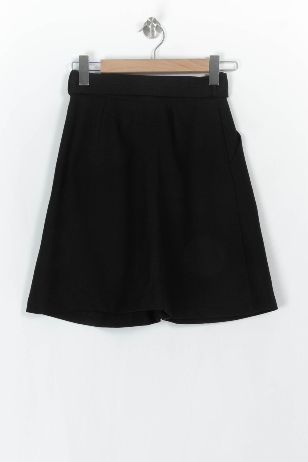 Jupe Courte Noire - Taille S/36 de la marque Claudie Pierlot | PARAD121155 - Vendu par Paradigme - Image 2