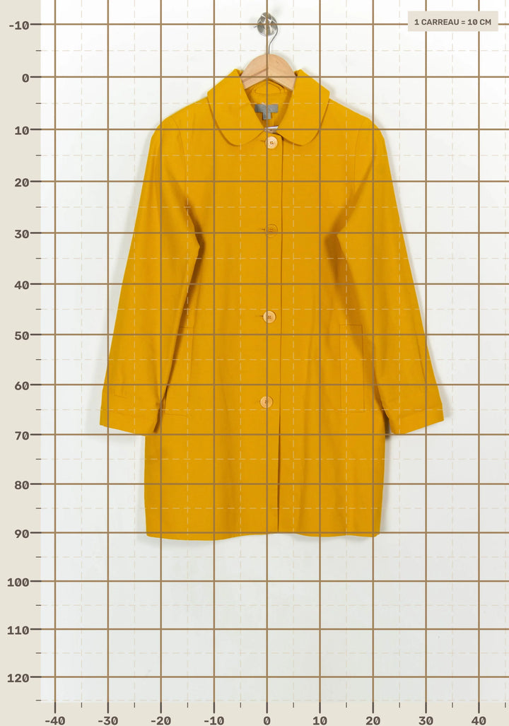 Manteau Jaune - Taille S/36 de la marque COS | PARAD121158 - Vendu par Paradigme - Image 4