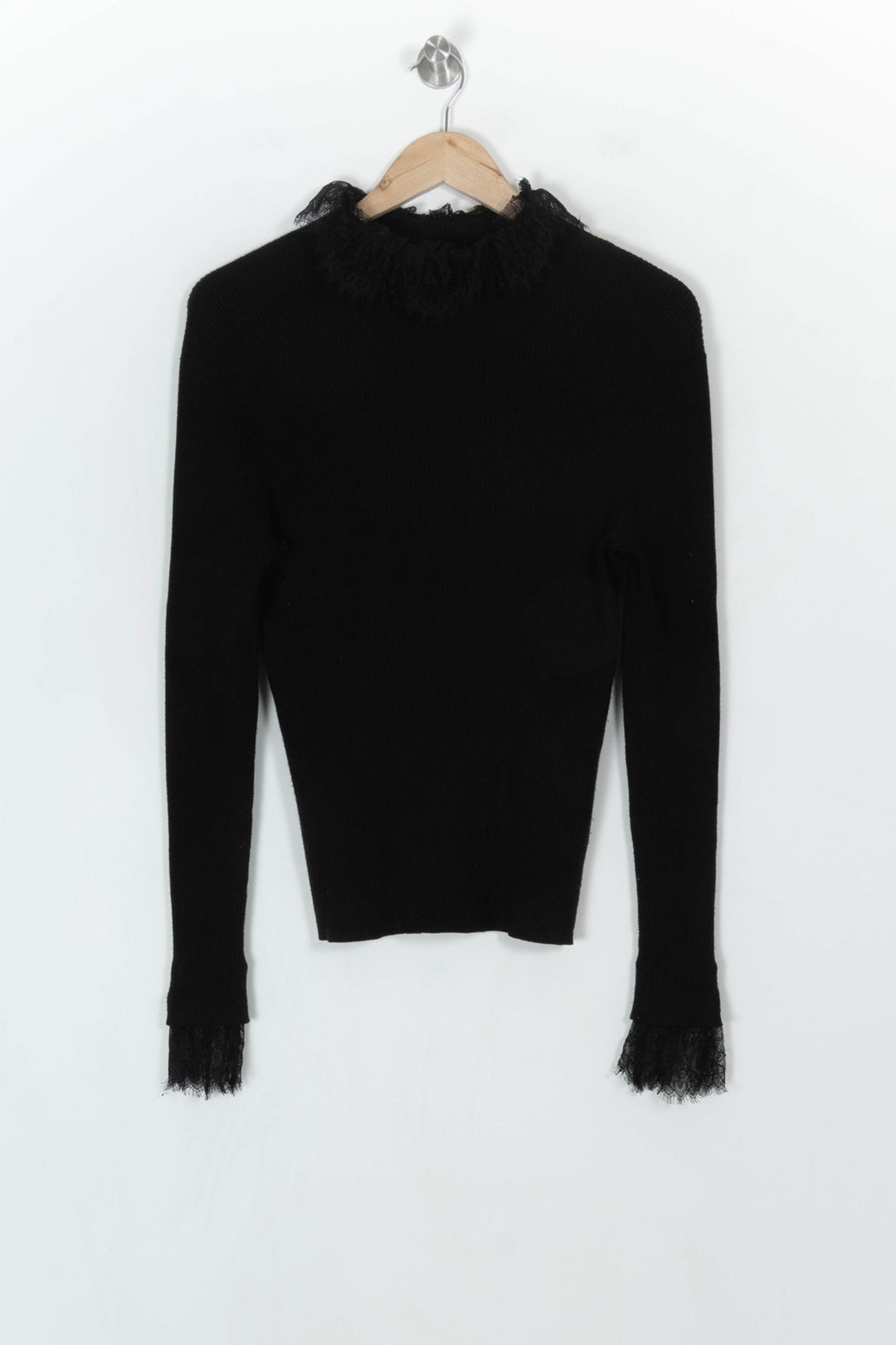 Pull Noir - Taille L/40 de la marque Indies | PARAD121161 - Vendu par Paradigme - Image 2