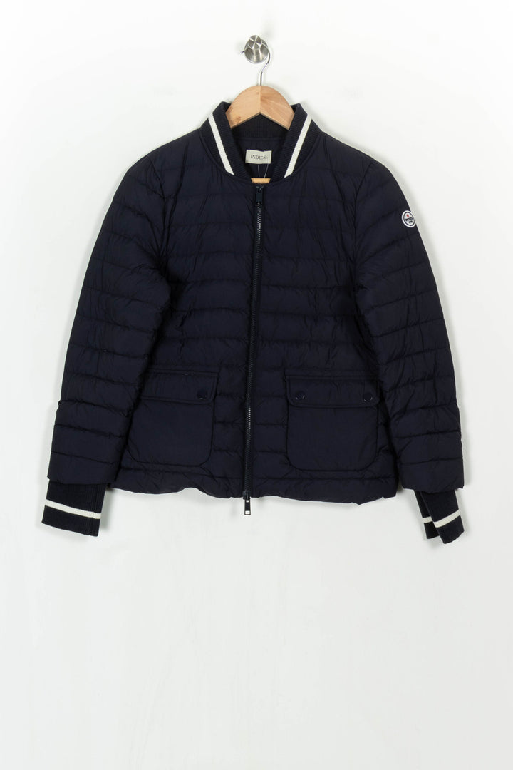 Blouson Doudoune Bleu - Taille M/38 de la marque Indies | PARAD121163 - Vendu par Paradigme - Image 2