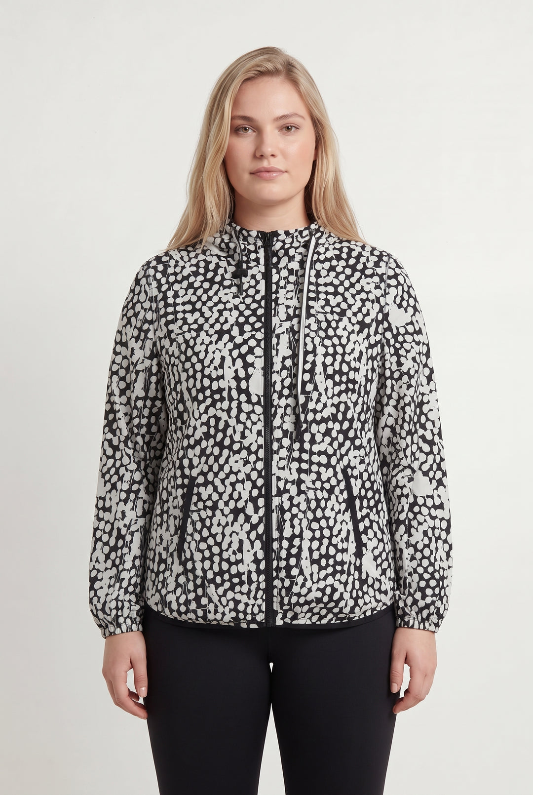 Veste Noire et Blanche - Taille XXL/44 de la marque Indies | PARAD121164 - Vendu par Paradigme - Image 1