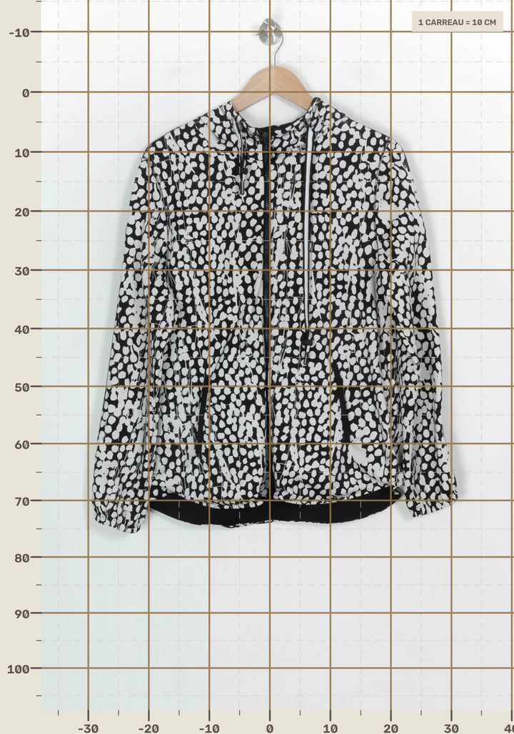 Veste Noire et Blanche - Taille XXL/44 de la marque Indies | PARAD121164 - Vendu par Paradigme - Image 4