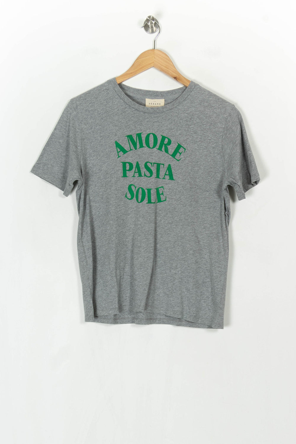 Tee-shirt Gris - Taille S/36 de la marque Sézane | PARAD121165 - Vendu par Paradigme - Image 2