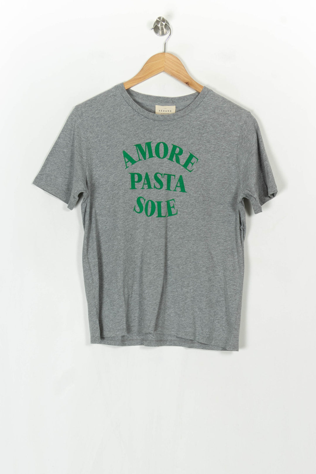 Tee-shirt Gris - Taille S/36 de la marque Sézane | PARAD121165 - Vendu par Paradigme - Image 2