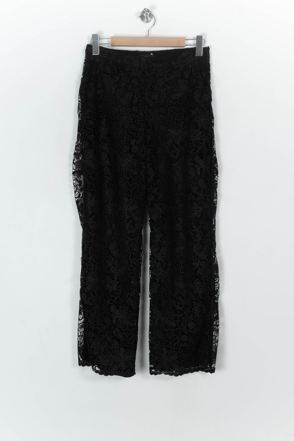 Pantalon En Dentelle Noir - Taille M/38 de la marque IKKS | PARAD121166 - Vendu par Paradigme - Image 2