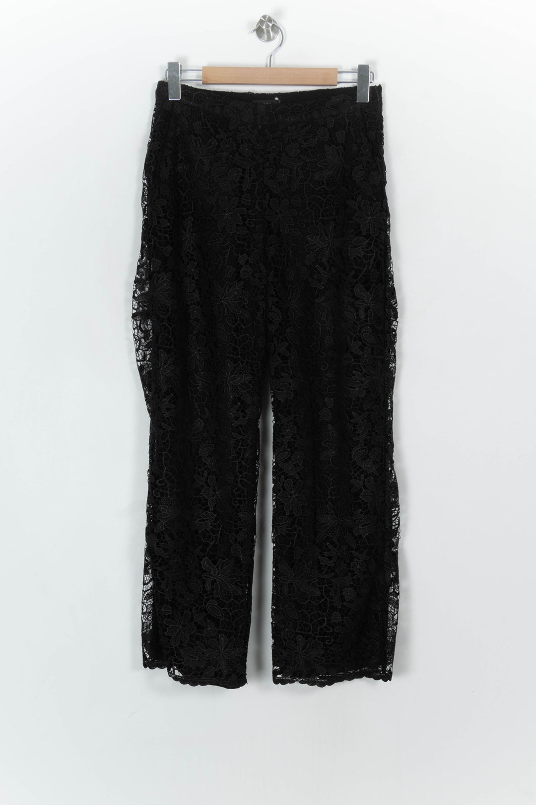 Pantalon En Dentelle Noir - Taille M/38 de la marque IKKS | PARAD121166 - Vendu par Paradigme - Image 2