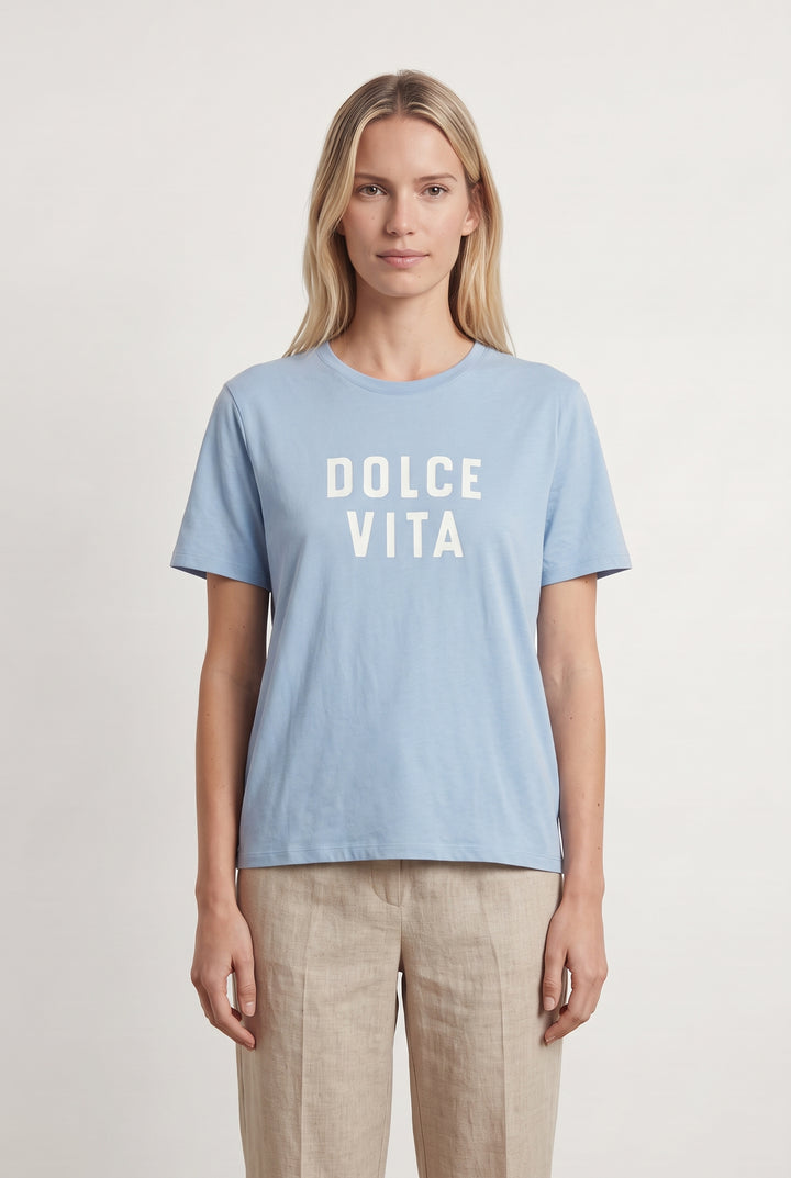 Tee-shirt Bleu - Taille M/38 de la marque Sézane | PARAD121167 - Vendu par Paradigme - Image 1