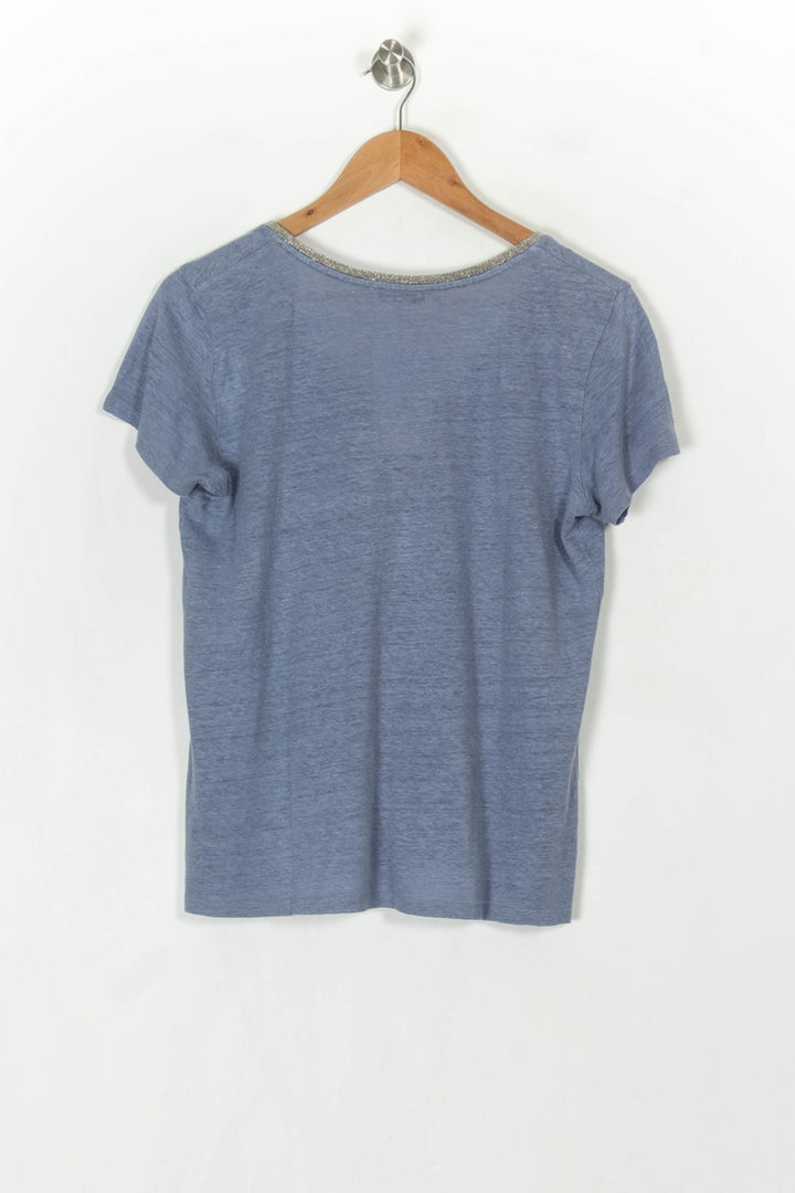 Tee-shirt Bleu - Taille M/38 de la marque ZAPA | PARAD121169 - Vendu par Paradigme - Image 5