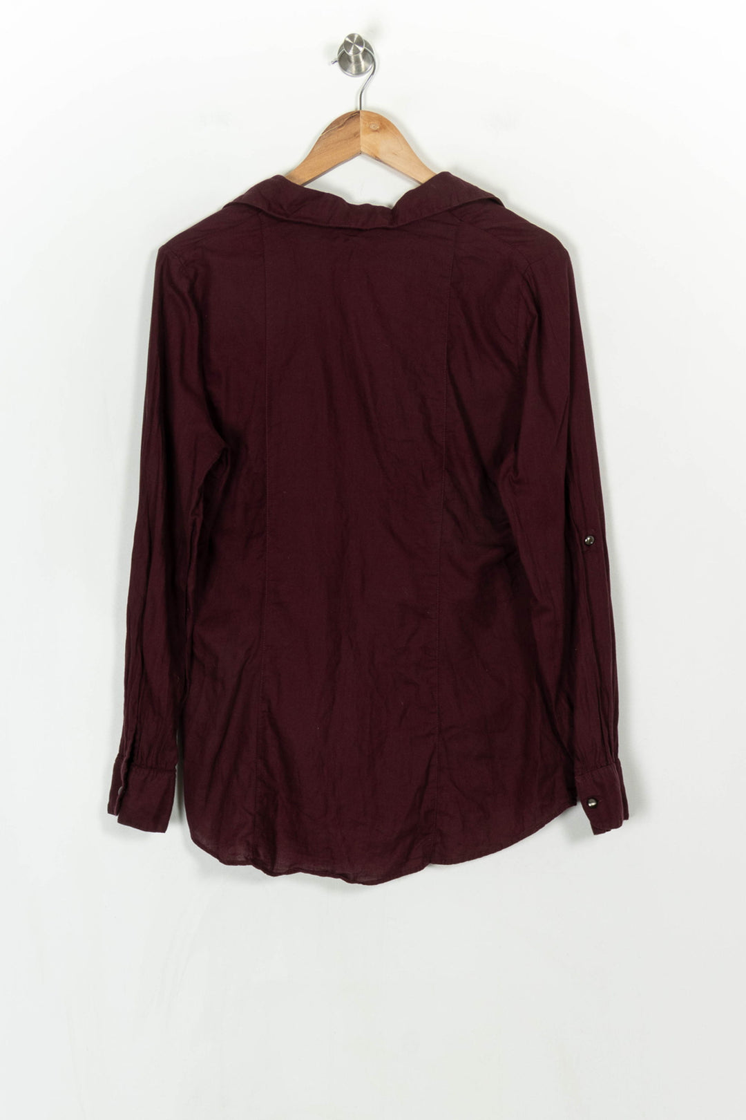 Chemise Bordeaux - Taille M/38 de la marque La Redoute Collections | PARAD121171 - Vendu par Paradigme - Image 5