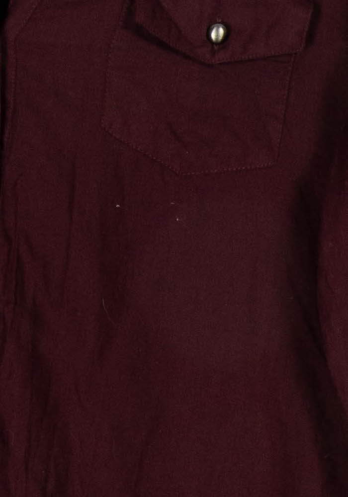 Chemise Bordeaux - Taille M/38 de la marque La Redoute Collections | PARAD121171 - Vendu par Paradigme - Image 3