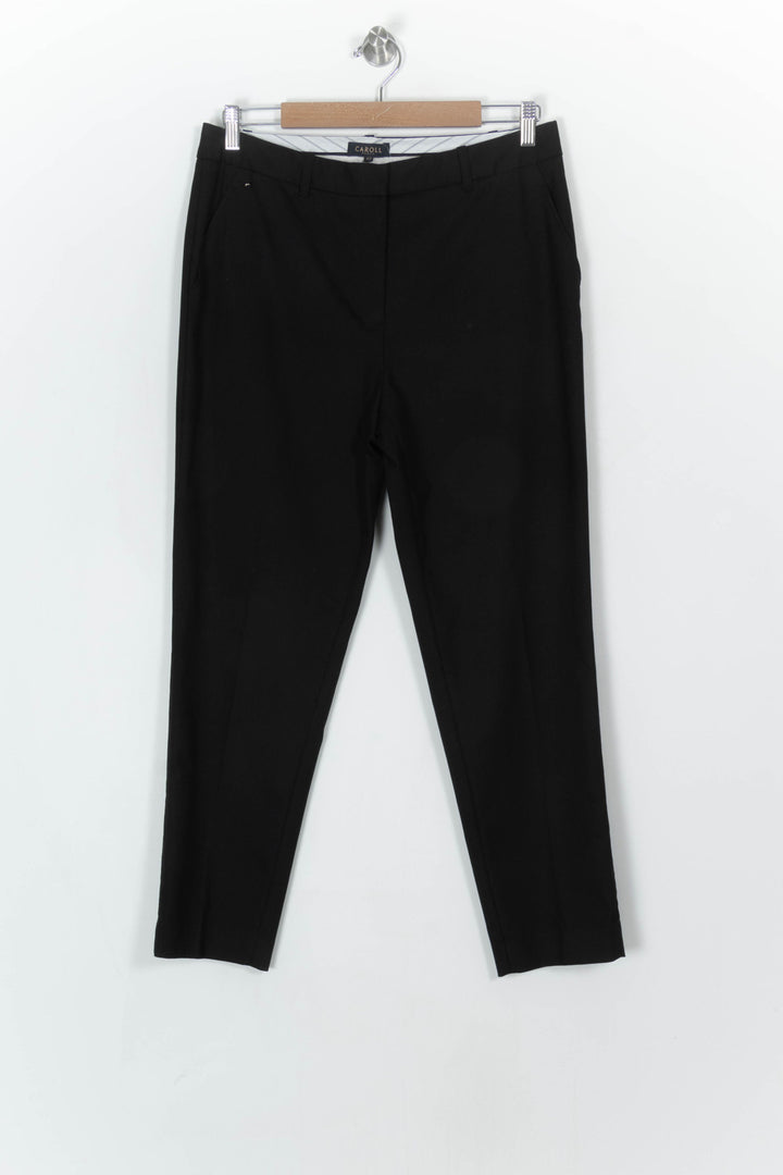 Pantalon Noir - Taille XL/42 de la marque Caroll | PARAD121176 - Vendu par Paradigme - Image 2