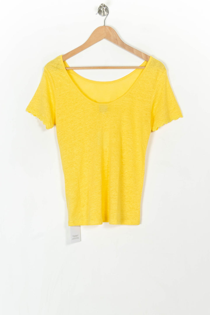 Tee-shirt Jaune - Taille XS/34 de la marque Karl Marc John | PARAD121181 - Vendu par Paradigme - Image 5