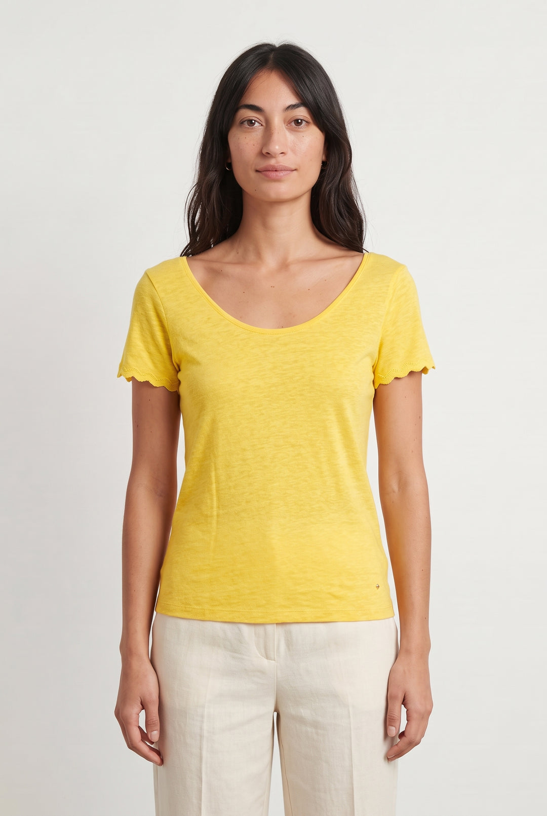 Tee-shirt Jaune - Taille XS/34 de la marque Karl Marc John | PARAD121181 - Vendu par Paradigme - Image 1