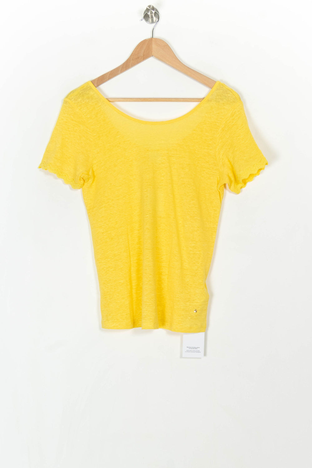 Tee-shirt Jaune - Taille XS/34 de la marque Karl Marc John | PARAD121181 - Vendu par Paradigme - Image 2