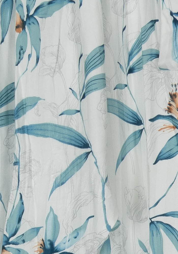 Jupe Midi Blanche et Bleue - Taille S/36 de la marque Karl Marc John | PARAD121184 - Vendu par Paradigme - Image 3