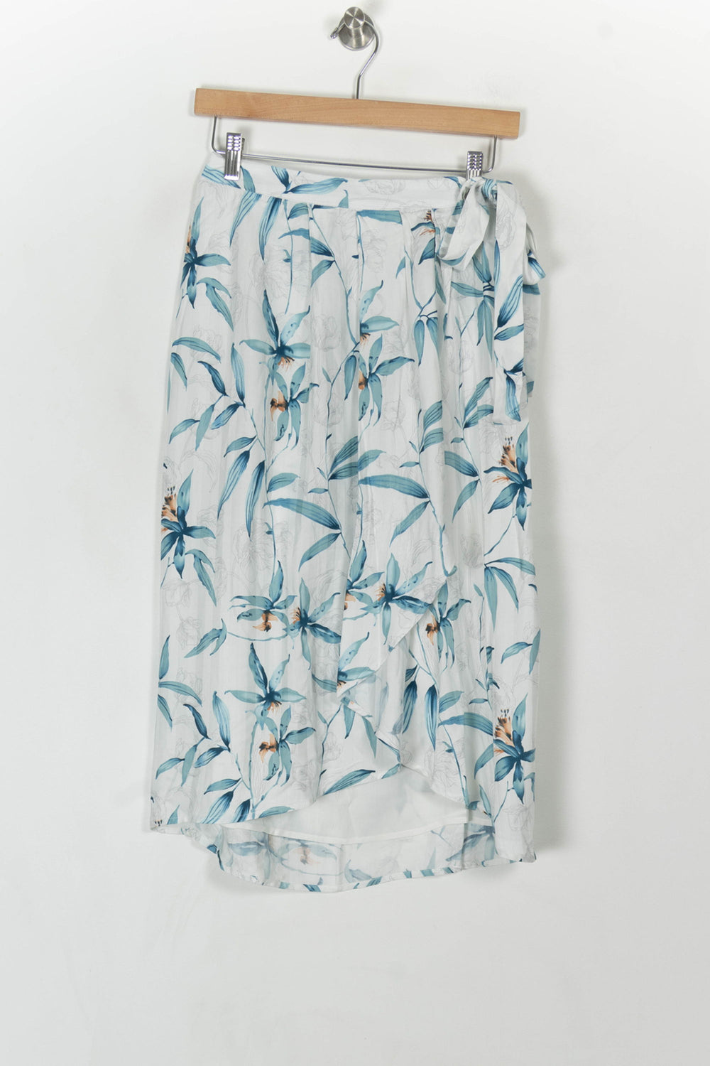 Jupe Midi Blanche et Bleue - Taille S/36 de la marque Karl Marc John | PARAD121184 - Vendu par Paradigme - Image 2