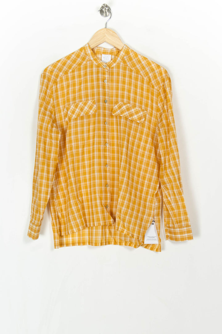 Chemise à Carreaux Jaune et Blanche - Taille XS/34 de la marque Karl Marc John | PARAD121187 - Vendu par Paradigme - Image 2