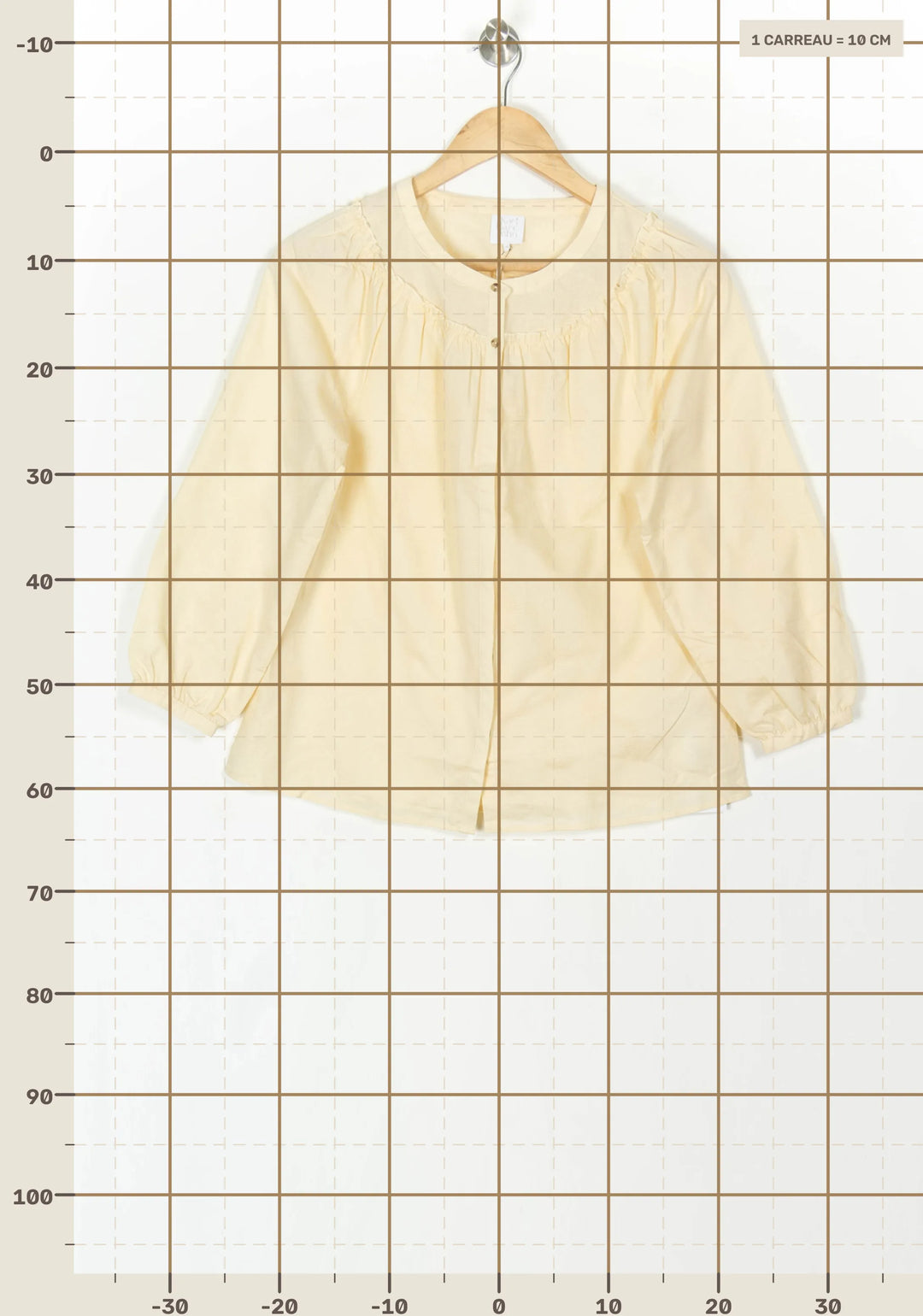 Blouse Beige - Taille XS/34 de la marque Karl Marc John | PARAD121188 - Vendu par Paradigme - Image 4