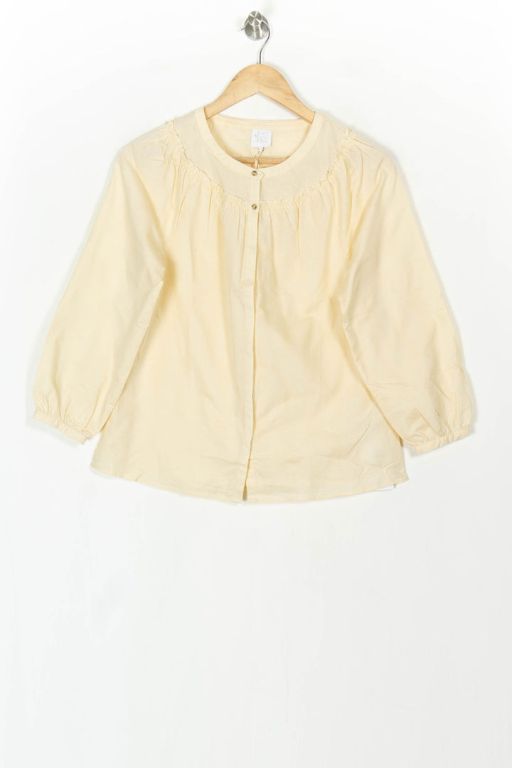 Blouse Beige - Taille XS/34 de la marque Karl Marc John | PARAD121188 - Vendu par Paradigme - Image 2