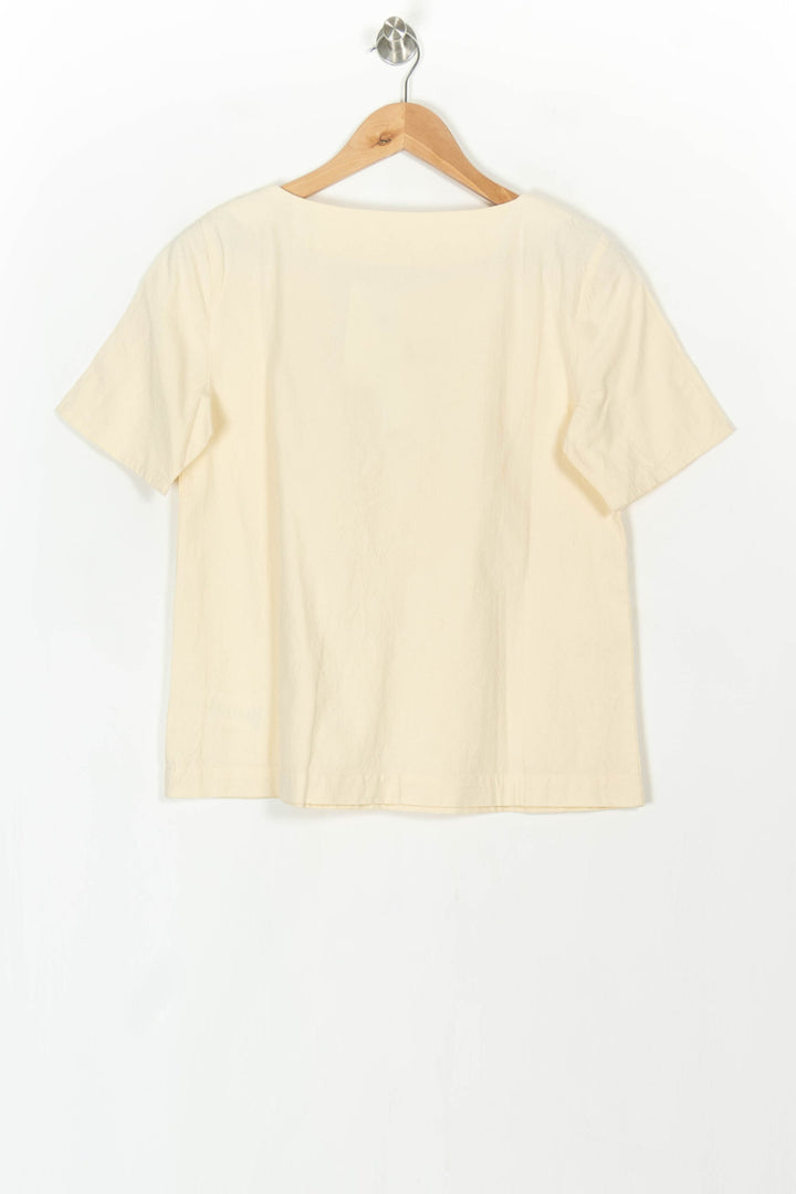 T-shirt Beige - Taille XS/34 de la marque Karl Marc John | PARAD121189 - Vendu par Paradigme - Image 5