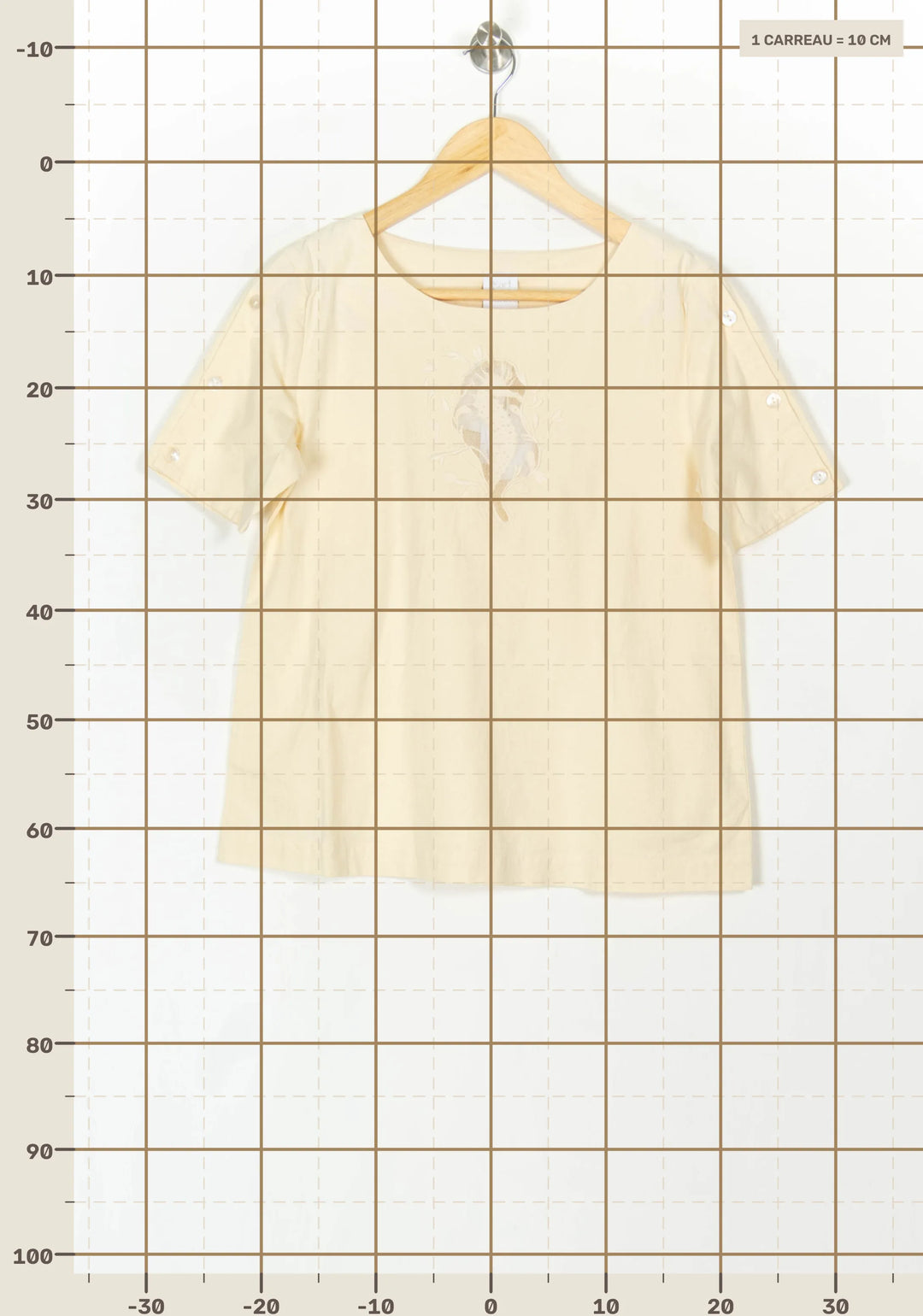Blouse Beige - Taille XS/34 de la marque Karl Marc John | PARAD121190 - Vendu par Paradigme - Image 4