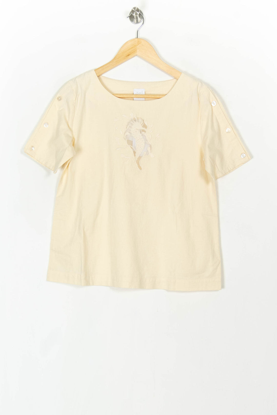 Blouse Beige - Taille XS/34 de la marque Karl Marc John | PARAD121190 - Vendu par Paradigme - Image 2