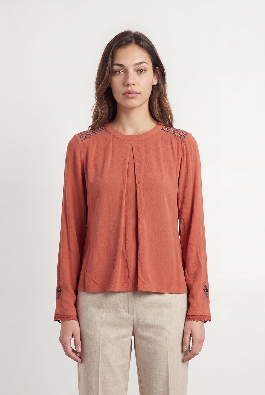 Blouse Orange - Taille XS/34 de la marque Karl Marc John | PARAD121192 - Vendu par Paradigme - Image 1