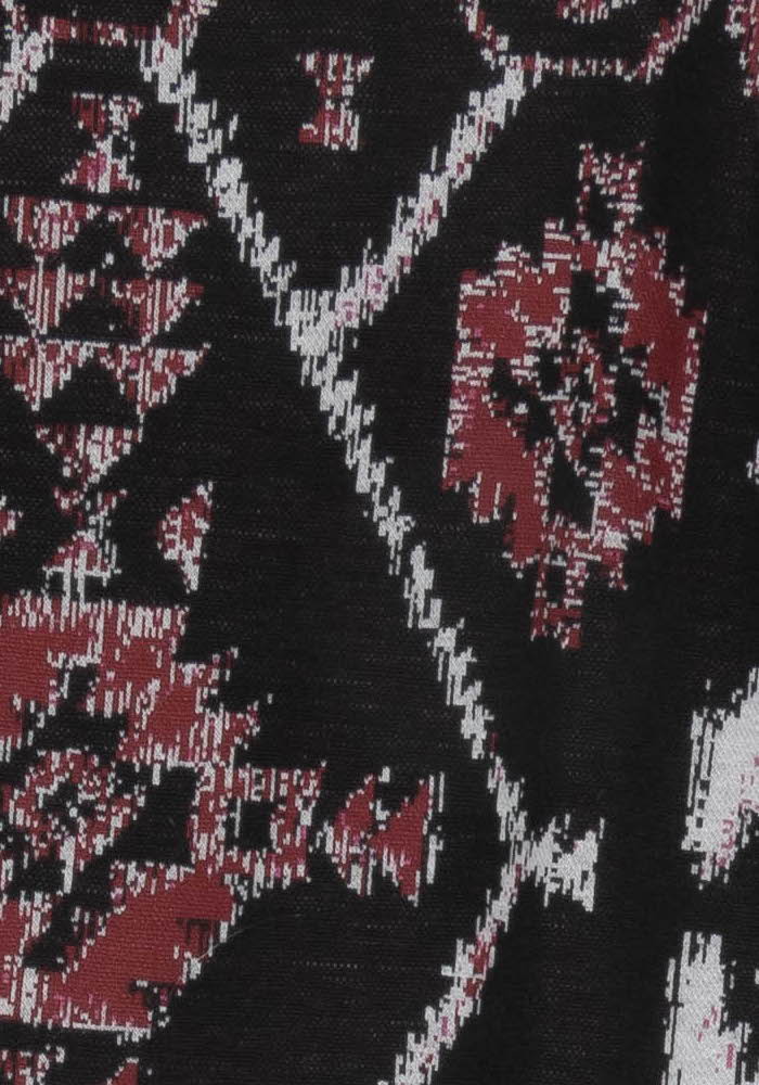 Blouse Noire et Bordeaux - Taille M/38 de la marque Sandro | PARAD121193 - Vendu par Paradigme - Image 3