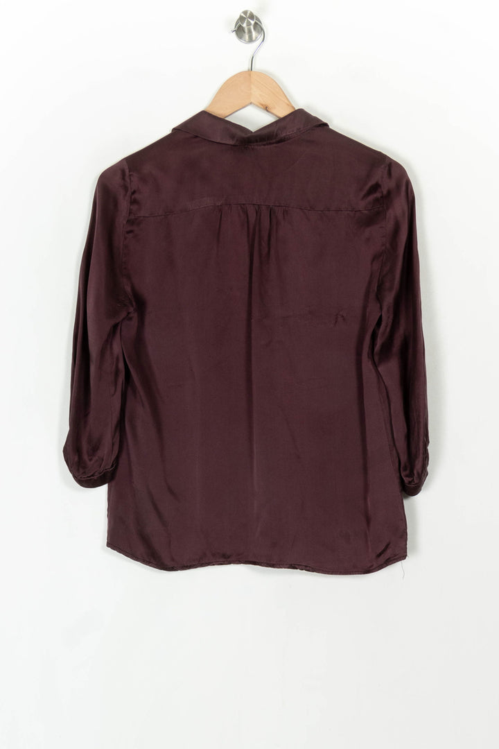 Blouse Violette - Taille M/38 de la marque Maje | PARAD121194 - Vendu par Paradigme - Image 5