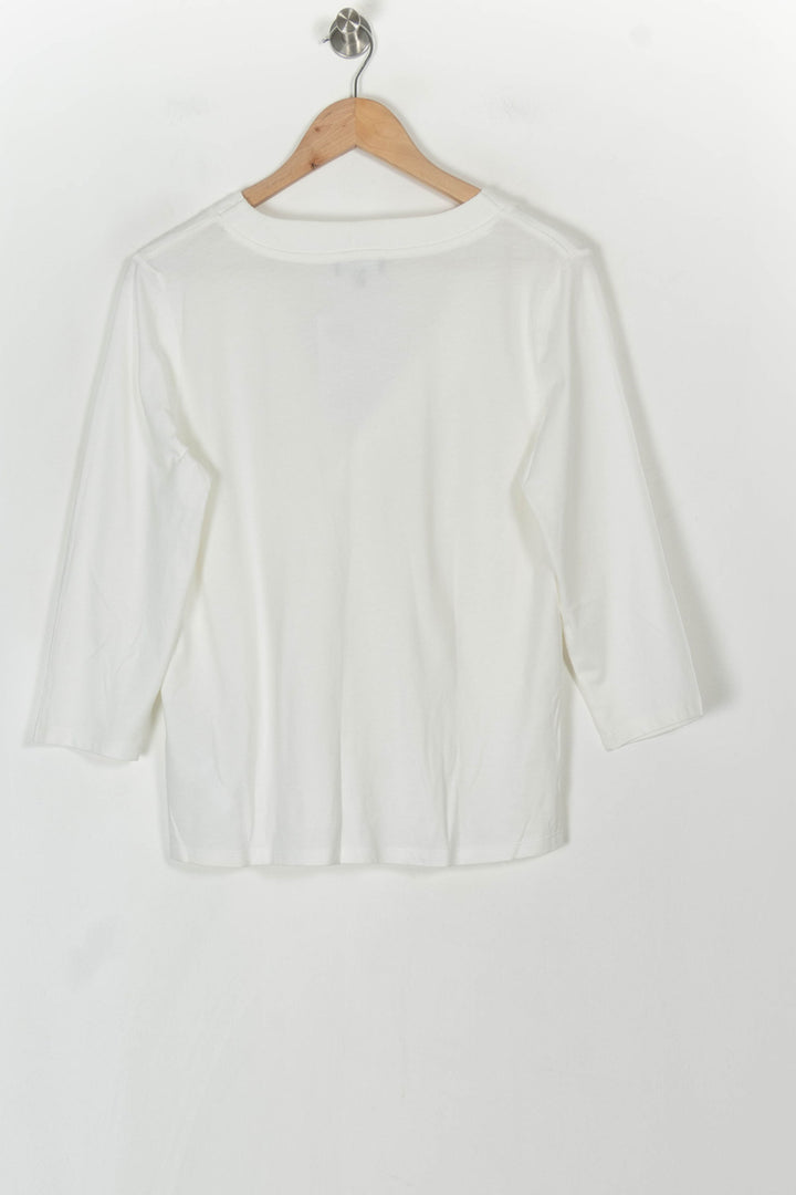 Tee-shirt Blanc - Taille S/36 de la marque Caroll | PARAD121196 - Vendu par Paradigme - Image 5