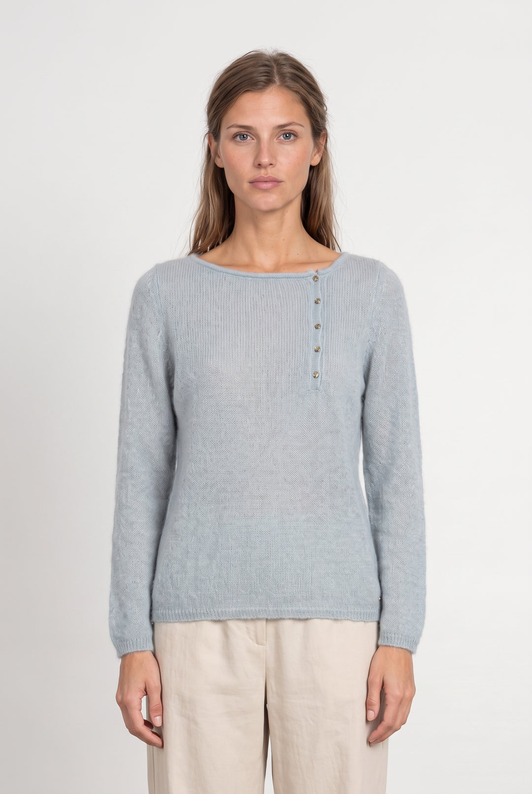 Gilet Bleu Clair - Taille M/38 de la marque Des petits hauts | PARAD121198 - Vendu par Paradigme - Image 1